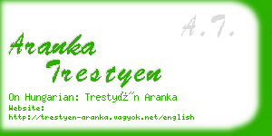 aranka trestyen business card